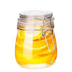 Hniuyun 727370820105 25oz Airtight Glass Jars With Lids Storage Containers Hinged