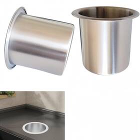 Pj18-8 Hnoygnu 2pcs Stainless Steel Cup Holder Insert Sofa Recliner Replacement I