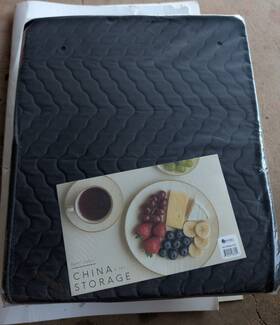 Hs7-90952-blk Hns Soft Shell China Storage Set 5-piece Black Padded Zippered Fabric
