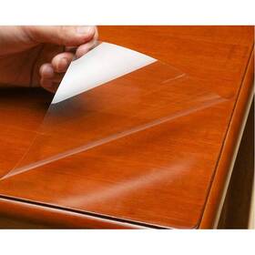 Hohofilm 791352559772 Self Adhesive Clear Table Protective Film For Dining Room 27.5 Inch X16ft H