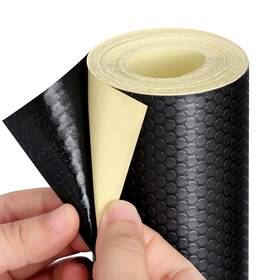Hoiioh 615676063421 Self Adhesive Shelf Liner Peel And Stick Black Cabinet - 24