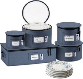 7099 Holdn Storage China Boxes 5-piece Set - Durable Hard Shell Moving For