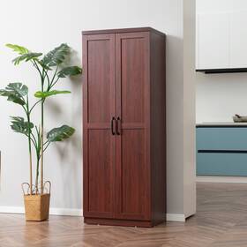 Homcom 196393065778 63 Inch 2-door Kitchen Pantry Freestanding Storage Coffee 23.5 W X 15.75 D Homcom 196393065778 63 Inch 2-door Kitchen Pantry Freestanding Storage Coffee 23.5 W X 15.75 D