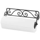 Home Basics Black Wall-mounted Paper Towel Holder