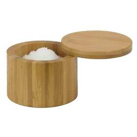 Home Basics Natural Bamboo Salt Box Brown