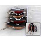 Home Basics White Wall Cabinet Pan Organizer Home Basics White Wall Cabinet Pan Organizer