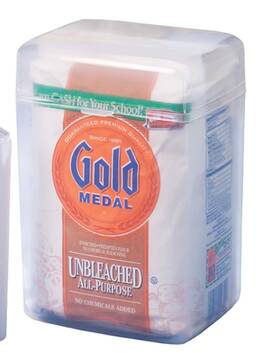 Sh7054 Home-x Flour Bag Plastic Storage Container
