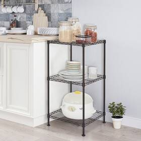 Hommetree 695124585429 3-tier Multifunctional Metal Storage Shelves