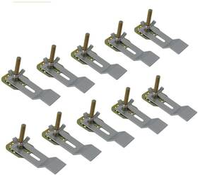 Srb01a-1 Homydom Undermount Sink Clips Brackets Epoxy - 10 Pack Kit Silver