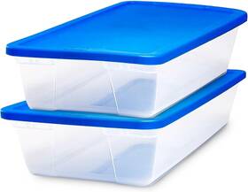 3241clbldc.02 Homz 2-pack Snaplock Large Clear Plastic Storage Organizer Bins With Lids 41 3241clbldc.02 Homz 2-pack Snaplock Large Clear Plastic Storage Organizer Bins With Lids 41