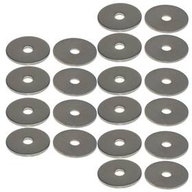 M5x25x1.5 Honestb 304 Stainless Steel 6# M5 Flat Washer Plain Sheet Metal Gasket Fastene