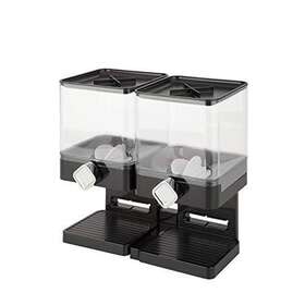 Honey-can-do 759284078037 Zevro Compact Dry Food Dispenser Dual Control Black/chrome Honey-can-do 759284078037 Zevro Compact Dry Food Dispenser Dual Control Black/chrome
