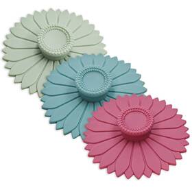 Hongliang 768274439673 Sunflower Silicone Cup Covers 4.1 Inch Reusable Suction Lids - Seal And Keep Dr