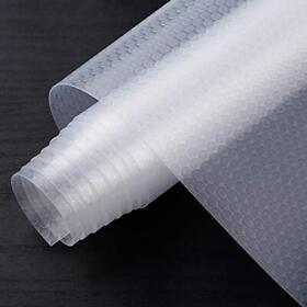 Hoo Town Shelf Liner Kitchen Cabinet Drawer Mats 23.6 Inch Wide X 19.6 Feet Long