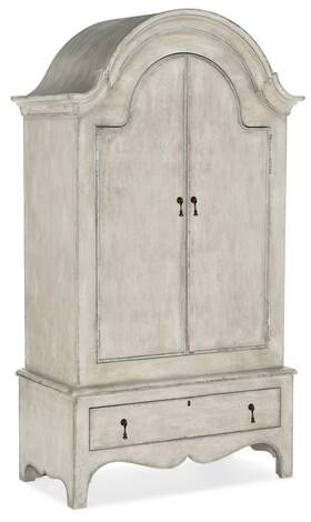 5805-90013-94 Hooker Furniture 5805-90013 Ciao Bella 44-1/2 Inch W Romantic European - Off White