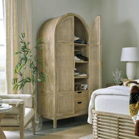 6015-90013-80 Hooker Furniture Surfrider 40 Inch W Coastal Luxury - Wood