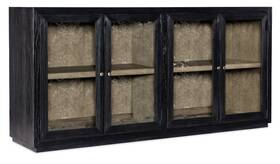 6150-75917-99 Hooker Furniture 6150-75917 Linville Falls 75 Inch W Wood Veneer - Black