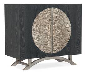 628-50134-98 Hooker Furniture 628-50134 Melange 38 Inch W Maple Veneer Accent - Charcoal / Pewter