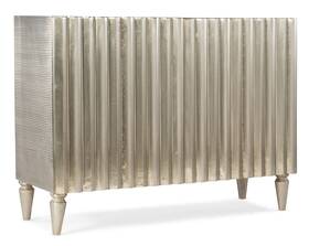 628-85126-92 Hooker Furniture Melange 48 Inch W 2 Door Mango Wood - Silver