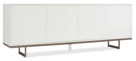 628-85631-02 Hooker Furniture 628-85631 Melange 92 Inch W Hardwood Accent Cabinet - Off White
