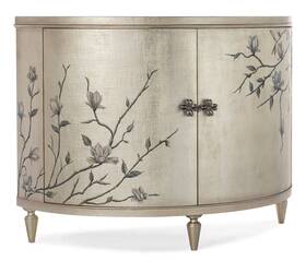 628-85645-92 Hooker Furniture 628-85645 Melange 50 Inch W Silver Leaf Accent -