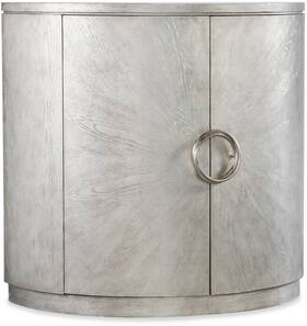 628-85656-95 Hooker Furniture Deserie 36 Inch W Oak Accent Cabinet - Silver