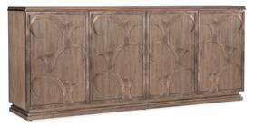 628-85717-89 Hooker Furniture 628-85717 Melange 85 Inch W 1 Drawer Maple And Oak - Medium Wood /