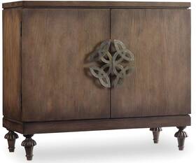 638-85044 Hooker Furniture 42 Inch W Hardwood Cabinet - Dark Wood Stain