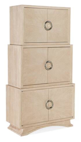 6500-75160-80 Hooker Furniture 6500-75160 Nouveau Chic 42 Inch W 1 Drawer Oak - Sandstone