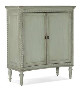 6750-50001-32 Hooker Furniture 6750-50001 Charleston 33 Inch W Maple Accent Cabinet - Verdigris