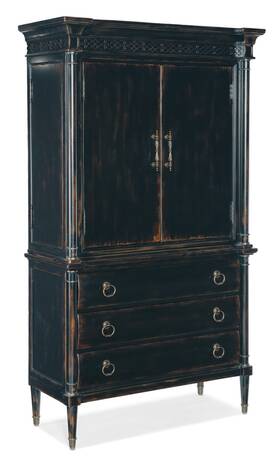 6750-90014-97 Hooker Furniture 6750-90014 Charleston 46 Inch W 4 Drawer Cherry - Red