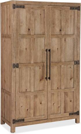 6952-90213-80 Hooker Furniture 6952-90213 Vineyard Row 50 Inch W 3 Drawer Hickory - Sonoma / Rustic