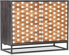 7228-50731-89 Hooker Furniture 7228-50731 Commerce And Market 42 Inch W 2 Door Iron - Black Rustic