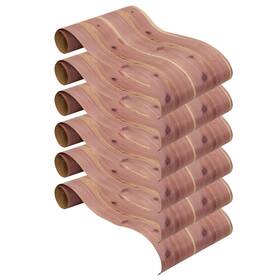 Household Essentials 091492991860 Cedar Drawer And Closet Shelf Liner 6-feet By 10-inch Brown Pack Of 6