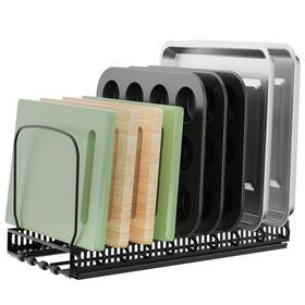 Housolution 723314213958 1 Pack Baking Tray And Cookie Sheet Organizer Cutting Board With 2