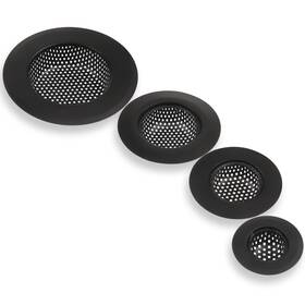 Bey-hsei-0116 Hsei 4 Pack Bathroom Sink Drain Strainer Black Kitchen Stainles