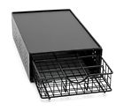 Hwli8663 Lipper International Stackable Coffee Drawer Space Saver Black