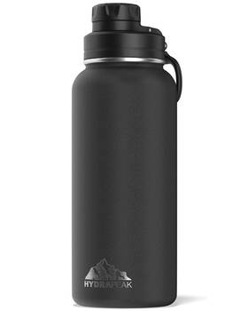 Hydrapeak 853363008523 32 Oz Insulated Water Bottle With Chug Lid - Reusable Leak Proof St