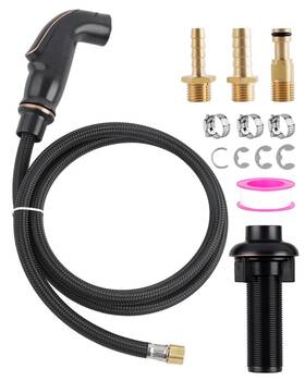Hysidesparyer-8036-orb Hygie Rinse Universal Kitchen Sink Spray Attachment/hose/holder Set Si... Fast Ship Hysidesparyer-8036-orb Hygie Rinse Universal Kitchen Sink Spray Attachment/hose/holder Set Si... Fast Ship