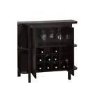2545 I Monarch Specialties Bottle Wine Storage Cabinet With Stemware 021032261078