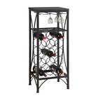 3347 I Monarch Specialties Inch Wide Bottle Capacity Metal Wine 878218005410