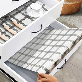 U-7u5-1710 I U Shelf Drawer And Cabinet Liner For Kitchen Non-adhesive Non-slip Washable