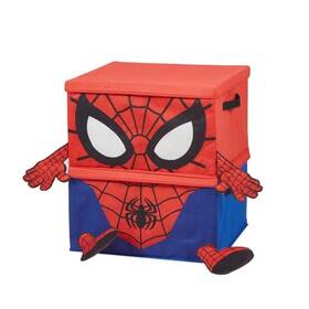 Wn201494 Idea Nuova Spiderman Set Of 2 Figural Stackable Storage