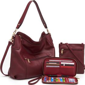 Idesort 783710227249 Large Crossbody Bags Ladies Shoulder Handbags Purse And Wallet Set For Women