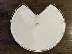602.152.91 Ikea One Shelf Of The Utrusta White Corner Base Cabinet Carousel