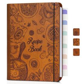 Ikedas 974482116433 Woodcover Blank Recipe Book To Write In Your Own Recipes Custom