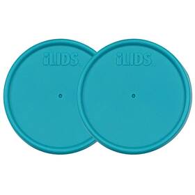 Ilids 852738005631 Mason Jar Storage Lid Regular Mouth Aqua Blue Pack Of 2