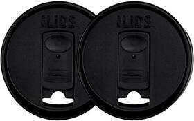 Blk2 Ilids 852738005785 Mason Jar Drink Lid Regular Mouth Black Pack Of 2