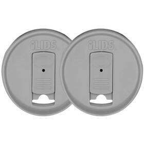 Dl-r-gry2 Ilids Mason Jar Drink Lid Regular Mouth Usa Made Gray Pack Of 2 Dl-r-gry2 Ilids Mason Jar Drink Lid Regular Mouth Usa Made Gray Pack Of 2
