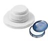 Imperius Set Of 96 Felt Plate Dividers Protectors Thick And Premium Soft Din